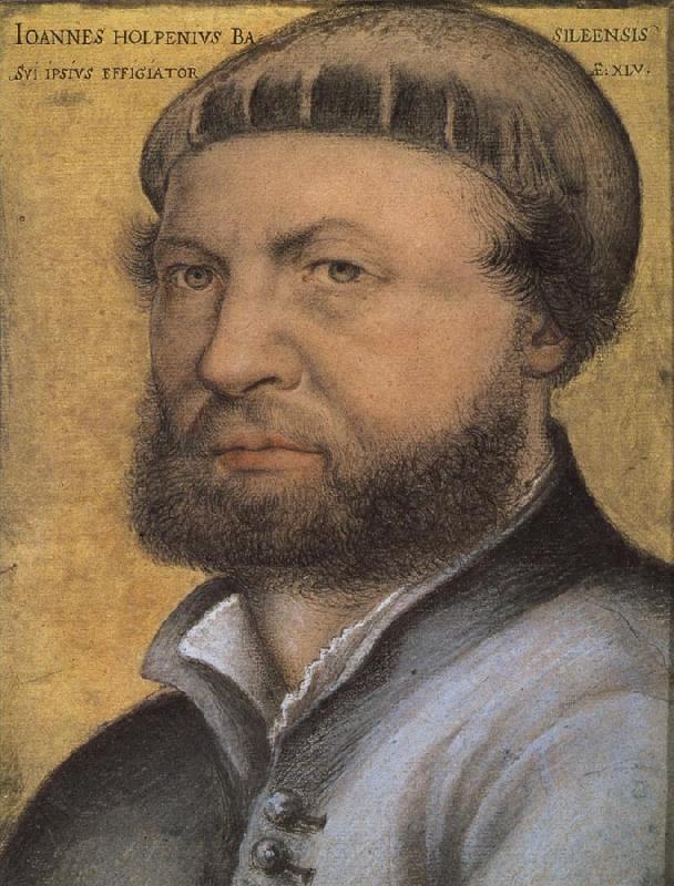 Hans holbein the younger Self-Portrait Germany oil painting art
